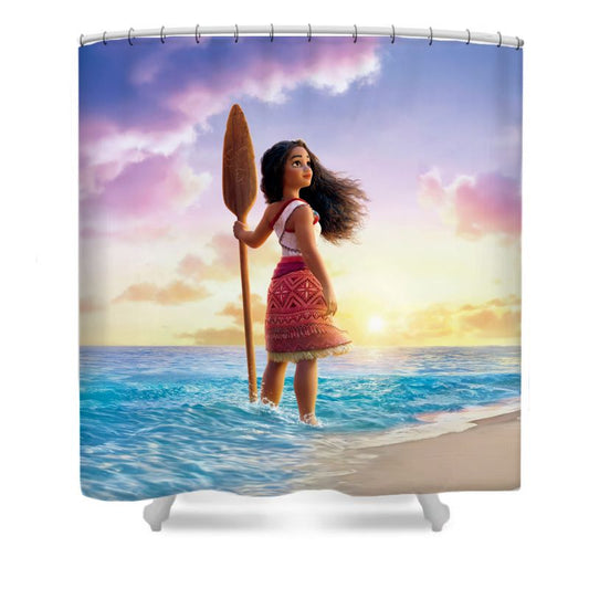 Cartoon Maui Movie Shower Curtain
