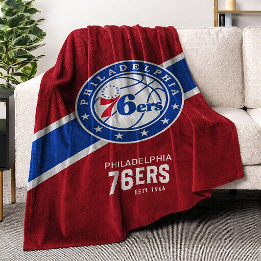 Philadelphia Basketball Sport Throw Blanket