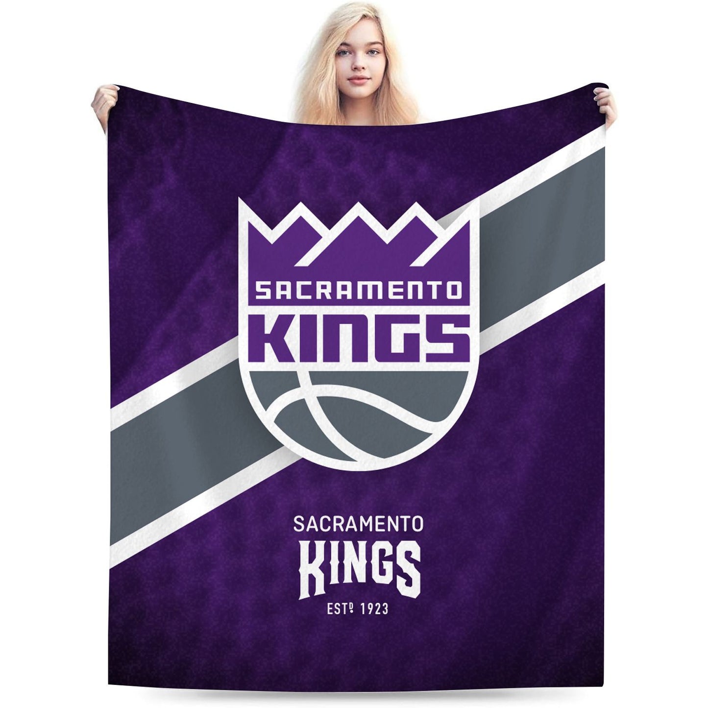 Sacramento Basketball Sport Throw Blanket