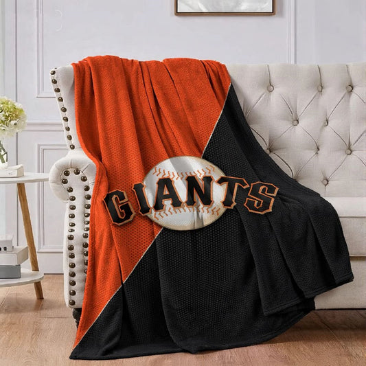 San Francisco Baseball Throw Blanket