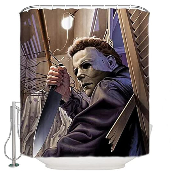 Horror Movie Michael Myers Shower Curtain