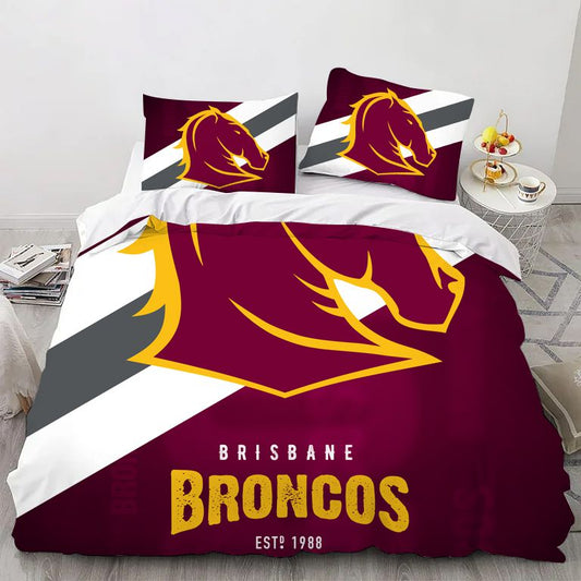 Brisbane Rugby Sport Bedding Set