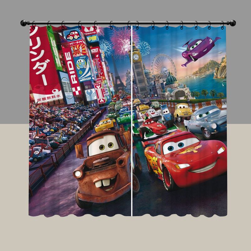 Cartoon Franchise Cars Blackout Curtain