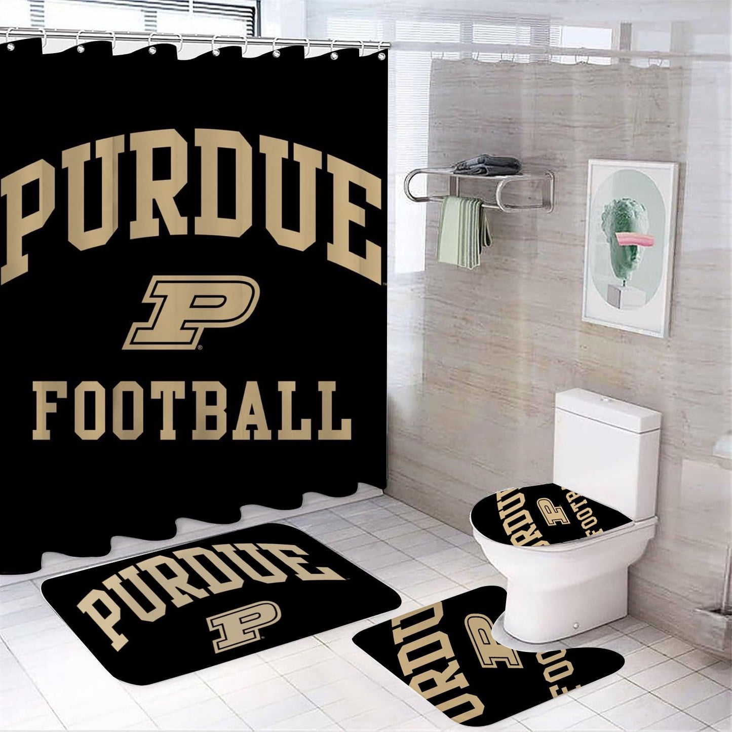 Indiana College Shower Curtain