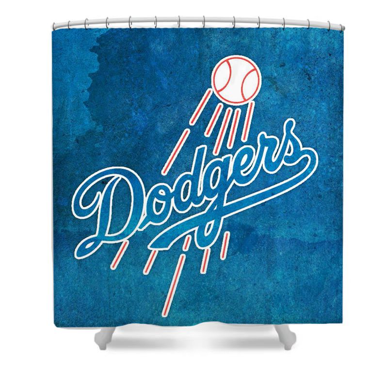 Los Angeles Baseball Shower Curtain