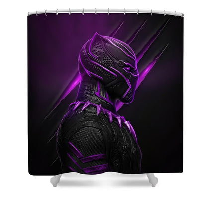 T'Challa Panther Shower Curtain