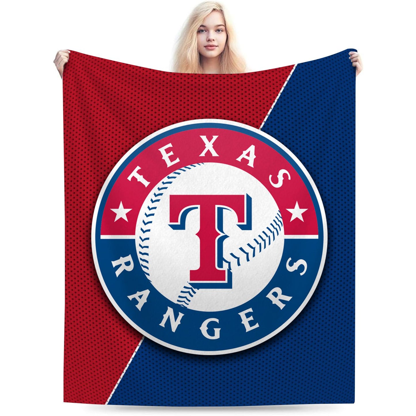 Texas Baseball Throw Blanket