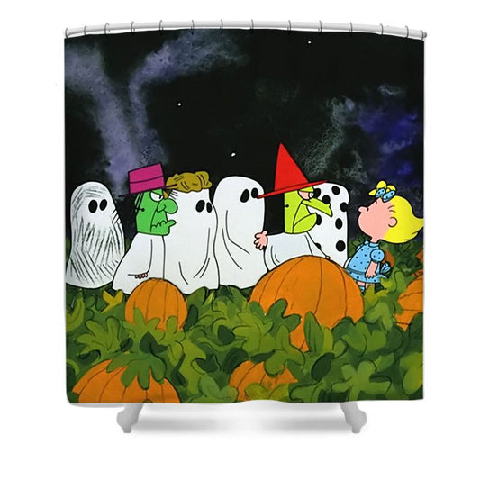 Great Pumpkin Halloween Shower Curtain