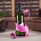 Cute Wrought Art Flamingo Wine Bottle Holder